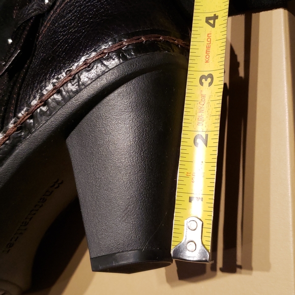 Naturalizer N5 New DANDY Knee High Comfort Fashion Suede & Leather Boot BLACK 10 - Picture 14 of 16